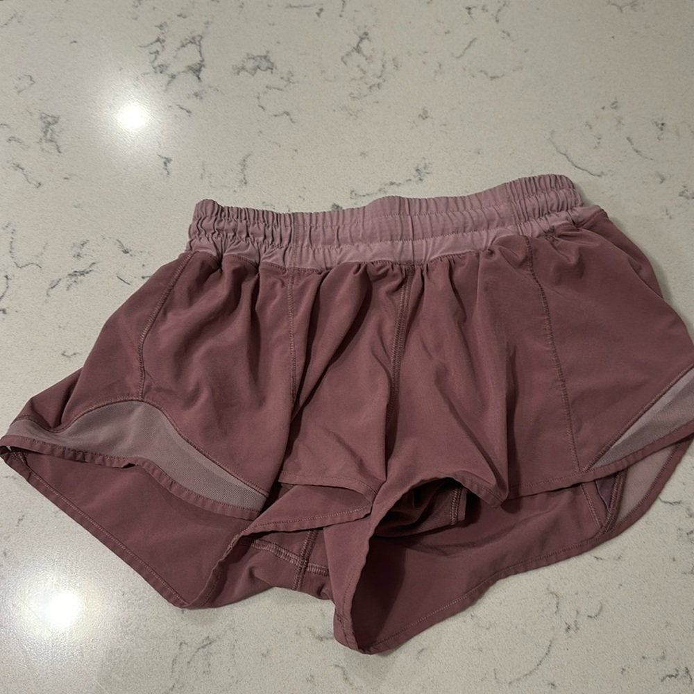 Pink lululemon shorts size 4 inseam:2.5